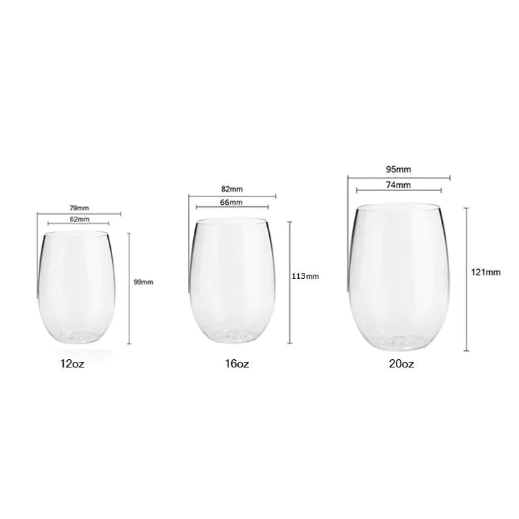 Wholesale Colorful Plastic Wine Glasses and Cups