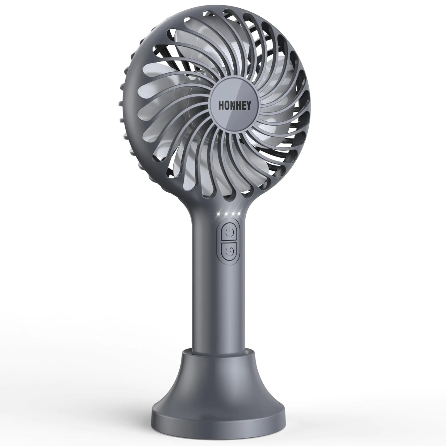 HonHey Handheld Fan 5000 mAh Portable Fan[8-25H Working Time] with Rechargeable Battery 4 Speed Personal Cooling Desk Fan with Power Bank Mini Hand Held Operated Makeup Fan for Women Outdoor