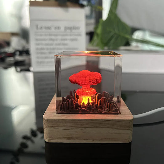 Mushroom Cloud Glow Lamp