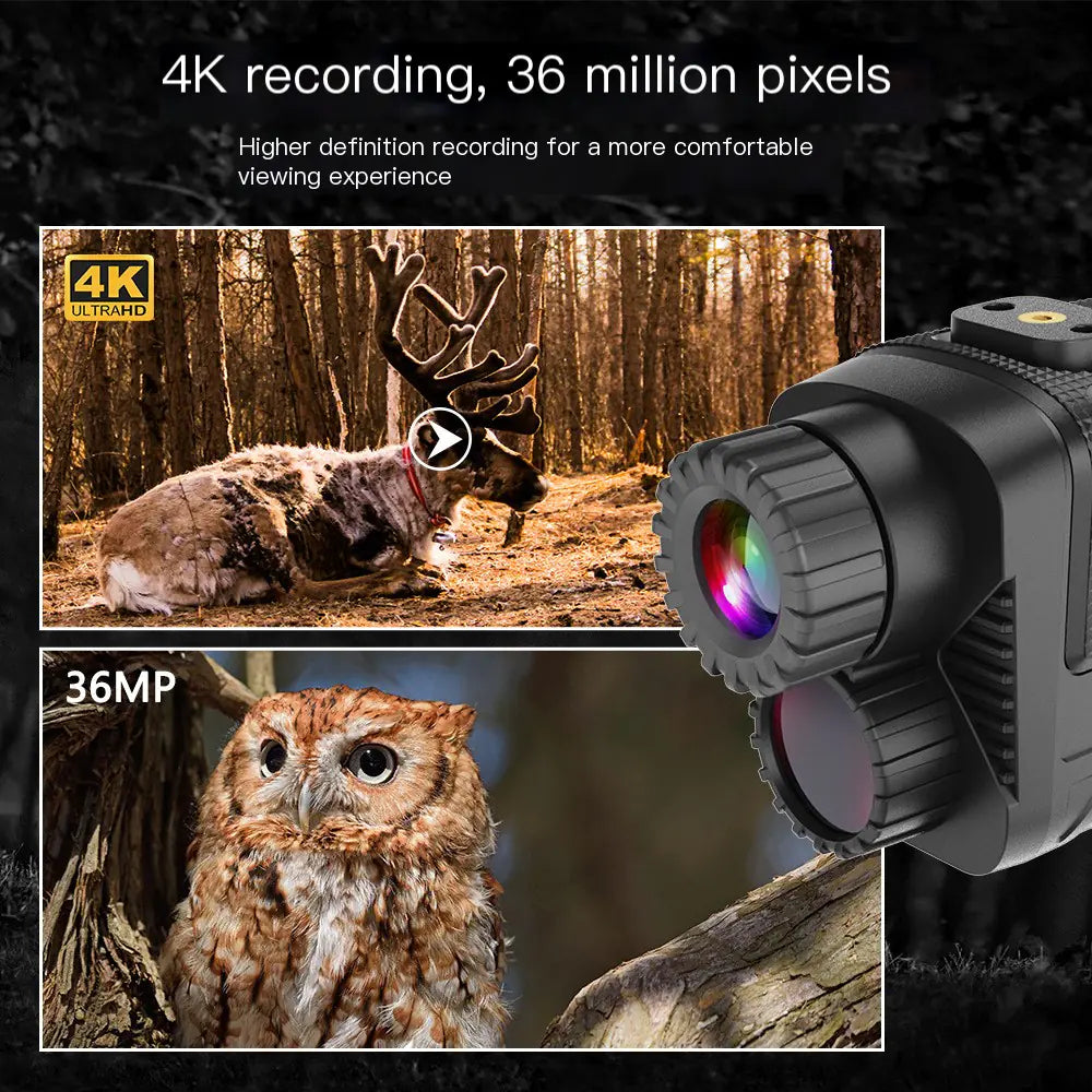 4K HD Infrared Night Vision Goggles for Outdoor Use