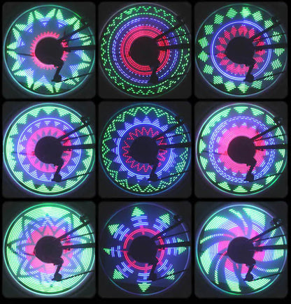 Bicycle Fire Wheel with 36 LED Lights and 32 Patterns