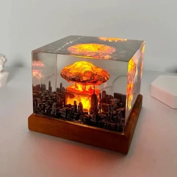 Mushroom Cloud Glow Lamp