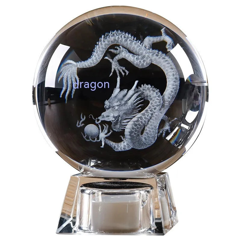 Crystal Ball Zodiac Decorative Crafts Luminous Ornaments