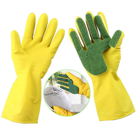 Latex Cleaning Gloves for Dishwashing and Kitchen Use