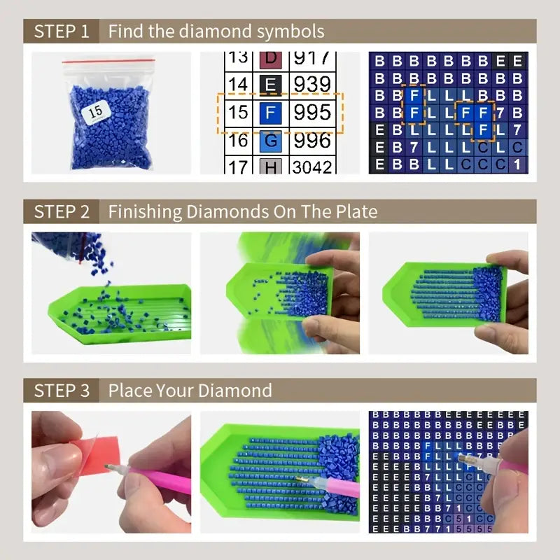 5D Diamond Painting Landscape Rhinestone Wall Art (1pc)