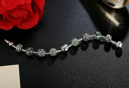 Chic Pink Rhinestone Bracelets (Bulk)