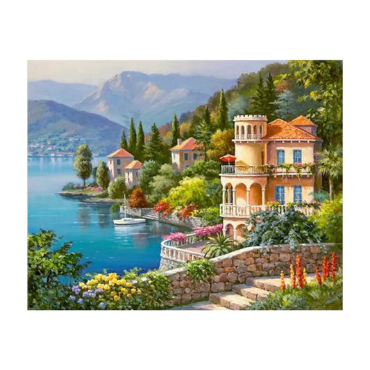 5D Diamond Painting Landscape Rhinestone Wall Art (1pc)